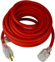 TEMCo 40 ft L14-30 - 30Amp Extreme Cold Weather Generator Extension Power Cord