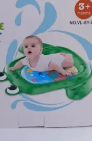 Inflatable Tummy Time Water Play Mat Sea Turtle, Baby Pool