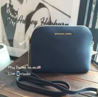 在飛比找Yahoo!奇摩拍賣優惠-Michael Kors Cindy 貝殼包 小號-Navy