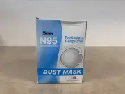 NIOSH N-95 Particulate Respirator Face Mask Dust Mask