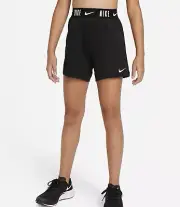 Nike Big Kids’ Girls 6” Training Shorts. Dri- FIT Technology Sz XS
