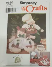 Simplicity Crafts 9880 16" Gingerbread People Sewing Pattern