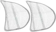 ULTECHNOVO Ergonomic Car Seat Cushion Pad Set Mesh Lumbar Support Pillow Breathable Mesh Lumbar Support for Car Office Home
