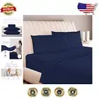 Soft Sateen Weave Egyptian Cotton Cal King Sheet Set - Perfect for Hot Sleepers