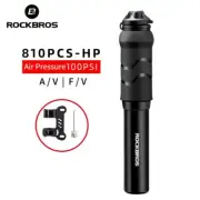 ROCKBROS Schrader Presta Valve Bicycle Pump Mini Cycling Bike Tire Pump Air Pump
