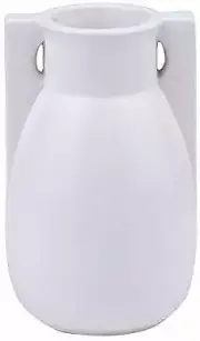 Ebros Teco Art Pottery by Frank Lloyd Wright Matte Vase (Buttress 2 - White)