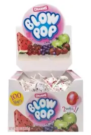 Charms Blow Pop, Bubble Gum Filled Pops, 100ct, GLUTEN FREE, KOSHER