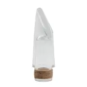 Clear Acrylic Bolwtorch ABS Plastic Clarinet Transparent Flute Head with Cork