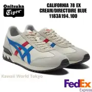 Onitsuka Tiger CALIFORNIA 78 EX CREAM/DIRECTOIRE BLUE 1183A194 100 UNISEX F/S!