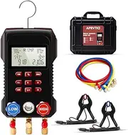 Digital Manifold Gauge Digital AC Gauge Set AMF-300 Automotive Refrigeration HVAC System Gauge Set