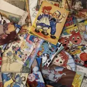 60+ piece ( RAGGEDY ANN AND ANDY ) Lot Junk Journal Ephemera read description