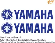 2 Pcs YAMAHA Logo Reflective Stickers Motorcycle Decals Stickers Best Gift