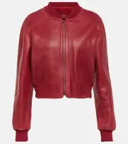 [Isabel Marant] Isabel Marant Olina leather jacket AU 10 red