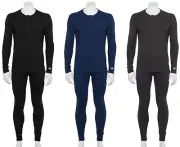 Mens Dickies Base Layer Waffle-Knit Henley Shirt & Pants Set - Large - NWT