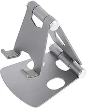 HAKIDZEL 1Pc Portable Phone Holder Durable Stand for Desk Foldable Tabletop Bracket for Streaming and Watching Movies Compatible with All Smartphones