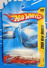 Hot Wheels 2008 New Models #35 H2Go Mtflk Dark Orange w/ Flames