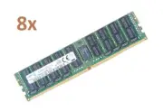 8x 32GB 256GB DDR4 2133MHz ECC LRDIMM Memory for Supermicro X10DSC; X10SRA-