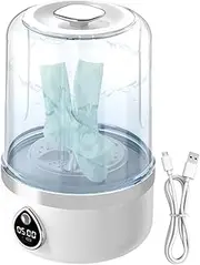 Zqkimzi Underwear Washer,Small Washing Machine Portable - Deep Clean Laundry Tool Clothes Cleaner for Travel Socks Home Baby Dorm Kids Apartment