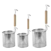 Stainless Steel Colander Noodle Strainer Drainer Food Kitchen Sieve Utensil
