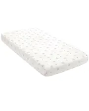 Lush Decor Llama Love Rainbow Soft & Plush Fitted Crib Sheet