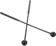 DRESSOOS 2Pcs Durable Tongue Drum Mallets Safe Marimba Sticks for High Grade Percussion Instrument Hammers for Beginners Smooth Surface Performance