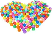 SUPVOX Plastic Ocean Balls 100pcs Bulk Pack Soft Safe for Boys and Girls Ball Pit for Indoor Outdoor Play