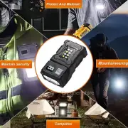 Mini USB LED Keychain Flashlight Super Bright EDC Compact Rechargeable COB Light