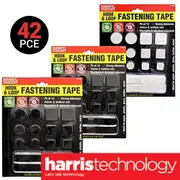 Handy Hardware 42PCE of Reusable Strong Adhesive Stickers Hoop & Loop 14pc/Pk