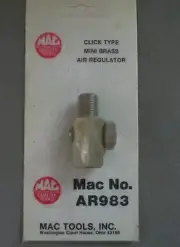 MAC TOOLS AR983 MINI BRASS AIR REGULATOR NEW