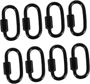 8 Pack Stainless Steel Quick Connect Ring Safety Chain Grab Hook for Enclosed Trailer Accessories