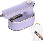 Travel Iron Mini with Steam | Portable Steamer Machine | Fast Heat-Up, Dry and Wet Ironing, 1000W Foldable Travel Pack Steam Iron for Home and