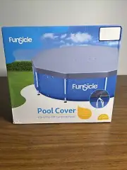 Funsicle 10ft Round Frame Pool Debris Cover, Accessory Only, Gray New