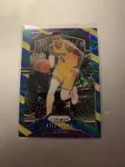 Kyle Kuzma 2019-20 Panini Prizm Prizms Choice Blue Yellow & Green #130