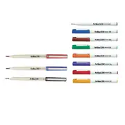 Artline Fineliner Medium Pen 0.6mm (Box of 12) - Blue
