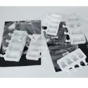 DIY Yogurt Juice Ice Cream Mold Popsicle Maker Lolly Mould Tray Rectangle KoEnt
