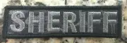 VELCRO® BRAND Fastener Morale HOOK PATCH Sheriff Kryptek Typhoon 3.75x1"