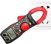 Amp Clamp Multimeter, Smart Clamp Current Meter 500A, Amp Voltage Tester, Live Wire Test, AC/DC Voltage, AC Current, Electrician Tools, NCV for Outdoor