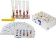 KICHOUSE 1 Set Brain Game Brain Teaser Toy for Kids Color Sorting Toys Test Tube Toy Kids Christmas Jigsaw Puzzles Game Christmas Toy Children Toy Pegboard Parent-Child Wooden Number