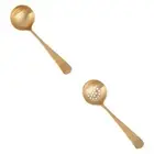 Brass Spoon Multipurpose Tableware Hotpot Spoon for Camping Weddings Holiday