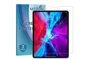 [Set of 3] Apple iPad Pro 12.9" 2020 Anti-Glare Matte Film Screen Protector by MEZON Face ID Compatible, Case and Pencil Friendly (iPad Pro 12.9", Matte)