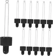 BESTYASH 12Pcs Glass Dropper Leak Eye Dropper for Essential Oils Travel Friendly Cosmetic Dispenser Durable and Accurate Pipette for Efficient Use