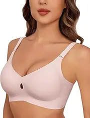 [HORISUN] Seamless Bras for Women, Full Coverage Bra with Support, Wireless Push Up Bra