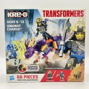 KRE-O TRANSFORMERS DINOBOT CHARGE #A6949 66 PIECE SET - NEW