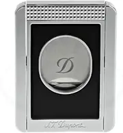S.T. Dupont 003415 S.T. Dupont Cigar Cutter Stand, Black & Chrome, 2.5 x 1.9 x 0.2 inches (64 x 48 x 7 mm)