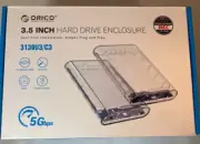 ORICO Transparent 3.5 inch HDD Enclosure External Hard Drive Disk Case for 2.5'