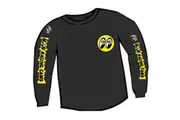 Mooneyes Black Long Sleeve T-Shirt With Moon Racing Cams Logo X Large