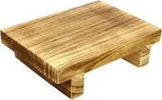 GRADENEVE Sturdy Wooden Step Stool Bedside Footrest Bedroom Stool Home Furniture Multipurpose