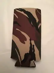 10- Slim Can Army Camo Beer Koozie Sleeve Insulator Seltzer White Claw, Ultra