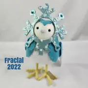 2022 Fractal Snowflake Bird Christmas Holiday Bird Wondershop Figurine Target
