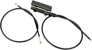 2Pcs 51238408134 Engine Hood Release Cable Wire 51238403219, for BMW, for X5 3.0i M54306S3 4.4i M62B44 N62B44A 4.6is M62B46 4.8is Car Hood Latch Wire